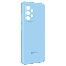 Coque Samsung Galaxy A72 Soft Touch Silicone Cover Original bleu