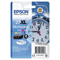 Epson Alarm clock Multipack 'Réveil' 27XL - EncreDURABrite Ultra C,M,J