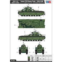 Hobby Boss Maquette Char Soviet T-35 Heavy Tank - 1938/1939 pas cher