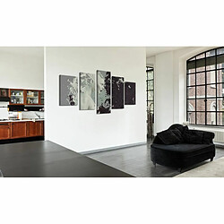 Paris Prix Tableau Imprimé Black Or White? 5 Pieces 100 x 200 cm