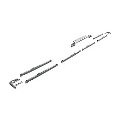 Hettich Kit amortisseur Silent System TopLine XL 3 portes poids de la porte 30 à 80 kg