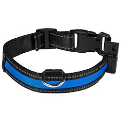 EYENIMAL Collier lumineux Light Collar USB rechargeable L - Bleu - Pour chien