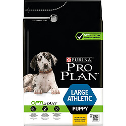 Proplan PRO PLAN Athletic Optistart - Croquettes au poulet - Pour chiot de grande taille - 3 kg 