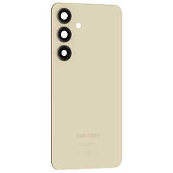 Avis Samsung Vitre arrière Original pour Samsung Galaxy S24 Plus Beige