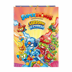 Dossier SuperThings Guardians of Kazoom Violet Jaune A4 (26 x 33.5 x 2.5 cm)