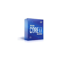 Intel Core i7-10700K Processeur DDR4 LGA 1200 3.8GHz