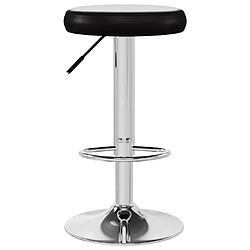 Avis vidaXL Tabourets de bar lot de 2 noir similicuir