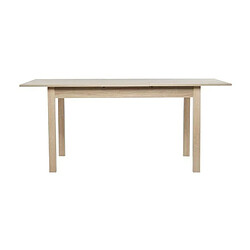 COBURG Table a manger extensible de 6 a 10 personnes classique decor chene - L 137-177 x l 80 cm