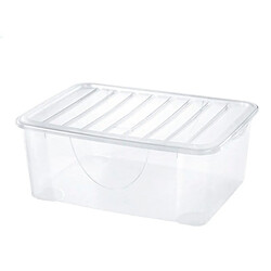 Totalcadeau Boîte de rangement avec couvercle en plastique 10L (36 x 26,4 x 14,2 cm) pas cher Boîte de rangement avec couvercle en plastique 10L (36 x 26,4 x 14,2 cm)