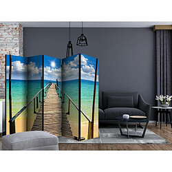 Paris Prix Paravent 5 Volets Beach, Sun, Bridge 172x225cm