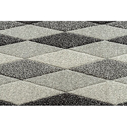 Acheter RUGSX Tapis FEEL 5674 16811 LOSANGES gris anthracite crème 180x270 cm