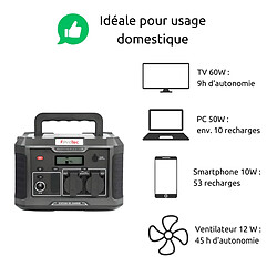 Acheter Station d'énergie portable Advance 650 - Générateur électrique - 634Wh/600W - Sortie AC - Noir - Protec