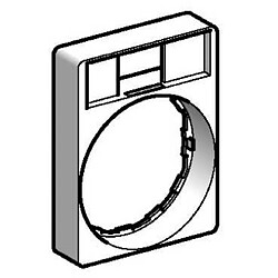 Schneider Electric porte étiquette - affleurant - 30 x 40 - pour etiquette 8 x 27 - schneider zbz34