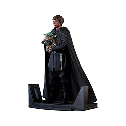 Gentle Giant Star Wars : The Mandalorian - Statuette Premier Collection 1/7 Luke Skywalker & Grogu 25 cm 