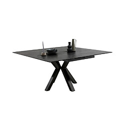 Acheter Inside 75 Table repas extensible PANINI 90(150) cm plateau céramique anthracite