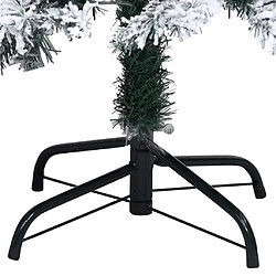 Acheter vidaXL Sapin de Noël artificiel avec neige floquée vert 240 cm PVC