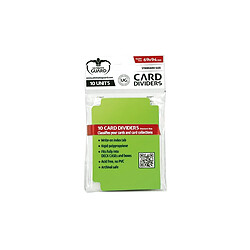 Ultimate Guard - 10 intercalaires pour cartes Card Dividers taille standard Vert Clair