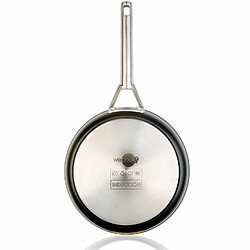 Poêle à Frire 18cm Induction, Antiadhésive Écologique, Aluminium Forgé sans PFOA, , Noir, Wecook, Ecosteel