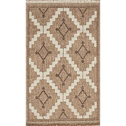 Avis Jardindeco Tapis intérieur extérieur aspect jute marron Tijuana 9041 180 x 67 cm.