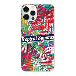 Evetane Coque iPhone 12/12 Pro souple silicone transparente Coque iPhone 12/12 Pro souple transparente Tropical Summer Motif Ecriture Tendance Evetane.