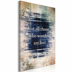 Paris Prix Tableau Imprimé Not All Those Who Wander Are Lost 40 x 60 cm 