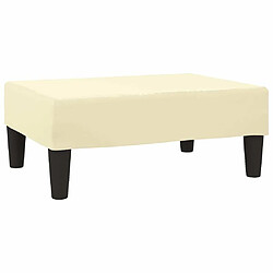 Maison Chic Repose-pied,Tabouret confortable Crème 78x56x32 cm Similicuir -MN40763