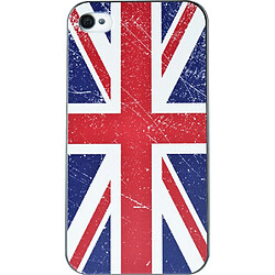 Blueway Coque rigide drapeau UK Made in France pour iPhone 4/4S 