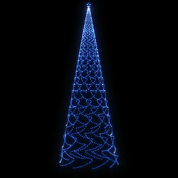 Avis vidaXL Sapin de Noël avec piquet 3000 LED Bleues 800 cm