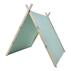 SUNNY Como - Tente Tipi Couleur VERTe, Chambre Bebe Tipi | Tipi Tente à partir de 2 ans | Tipi chambre, 100 % coton naturel | Tente de Jeu en bois FSC 100 % | Tipi Intérieur 107 cm x 123 cm