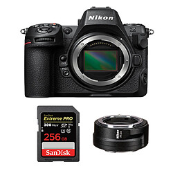 Nikon Z8 Boîtier + Nikon FTZ II + Carte SanDisk 256 Go Extreme PRO SDXC UHS-II