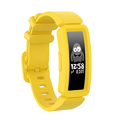 Wewoo Bracelet pour montre connectée Fitbit Inspire HR / Ace 2 Silicone Smart Watch de remplacement Jaune 