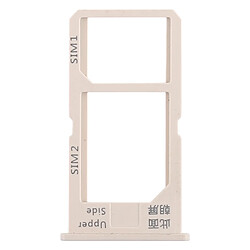 Wewoo 3 x Plateau pour carte SIM pour Vivo Y55 (Or)