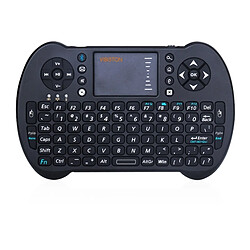 Wewoo Pour ordinateur portable, de noir bureau, TV, STB S501 2.4GHz Mini sans fil Bluetooth QWERTY complet clavier avec Touchpad et contrôle multimédia