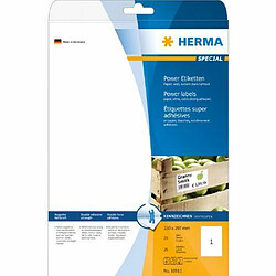 Elysees Paris Herma 10911 Étiquettes super adhésives 210 x 297 A4 25 pièces Blanc 