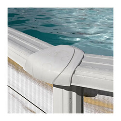 Avis Gre Pools Kit piscine hors sol acier ronde Finlandia aspect bois blanc