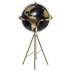 Globe Terre Noir Or H 79 cm - FEERIC CHRISTMAS