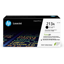 HP 213A Black Original LaserJet toner cartridge HP Cartouche de toner 213A noir LaserJet authentique