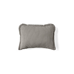 Lisa Design Albane - coussin - en velours côtelé - 38x52 cm Albane - coussin - en velours côtelé - 38x52 cm - Gris clair