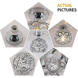 Avis Universal Lampe poitrine lampe cristal sonnerie éclairage mini semi-encastrable près du plafond lampe moderne.