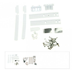 Kit de fixation porte frigo intégrable + système glissière pour refrigerateur whirlpool