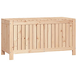 Helloshop26 Coffre boîte meuble de jardin rangement 115 x 49 x 60 cm bois massif de pin 02_0013001