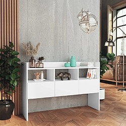 Avis Maison Chic Buffet,Meuble de Rangement,commode pour salon,Cuisine Blanc 105x30x70 cm Aggloméré -MN33831