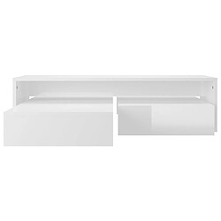 Acheter vidaXL Ensemble de tables basses gigognes blanc brillant