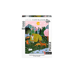 Puzzle 1000 pièces Nathan Let s go camping Carte Blanche 