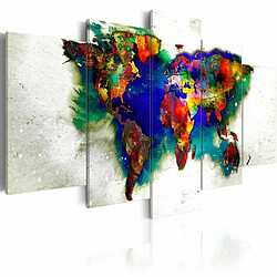 Paris Prix Tableau Imprimé Green Planet 50 x 100 cm 