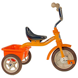 Tricycle métal orange avec benne Italtrike