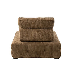 Avis Inside 75 Fauteuil Pouf CHARLENE Camel