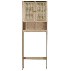 The Home Deco Factory Meuble dessus WC Bali en cannage - Marron