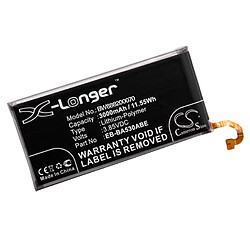 vhbw Li-Polymère batterie 3000mAh (3.85V) pour téléphone mobil smartphone Samsung Galaxy A8 2018, A8 2018 TD-LTE, SM-A530, SM-A530F, SM-A530F/DS 