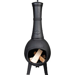 Fancy Flames Chauffe-terrasse en fonte 39 x 104 cm